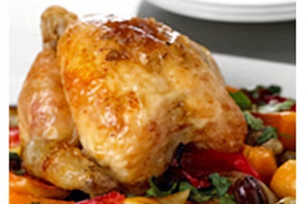 Ароматный цыпленок по-гречески