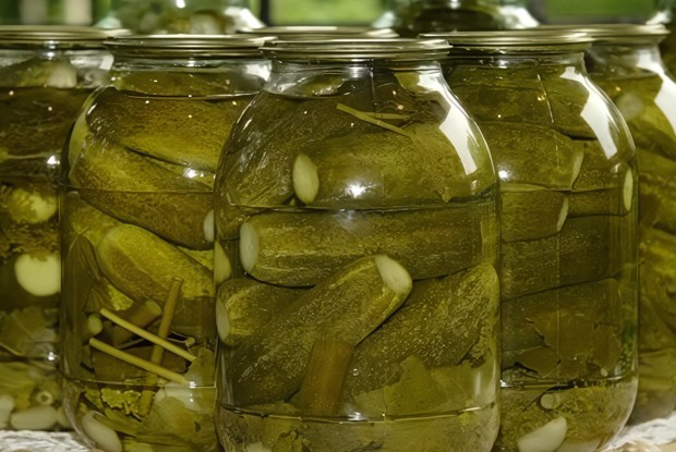 Ароматные консервированные огурцы