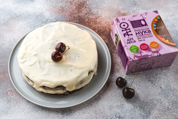 Ароматный черемуховый торт