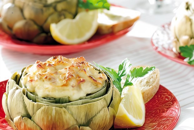 Артишоки с ветчиной под корочкой