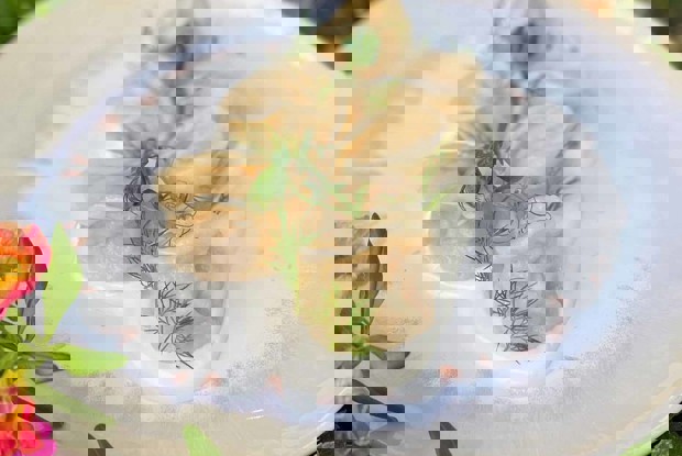 Астраханские пельмени с осетриной