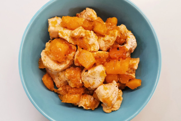 Азу из индейки с тыквой