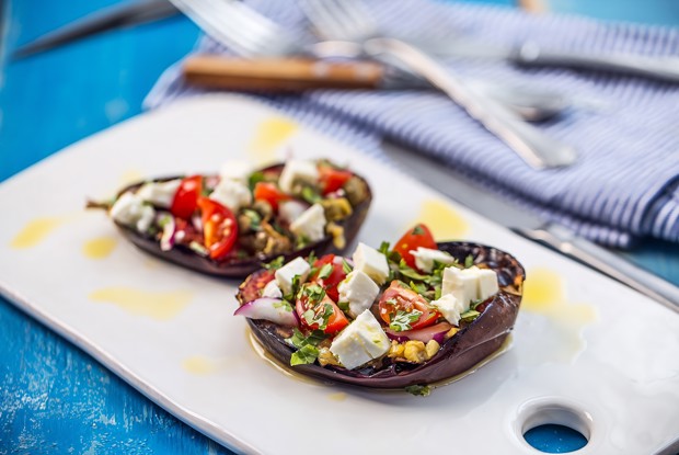 Баклажан с фетой