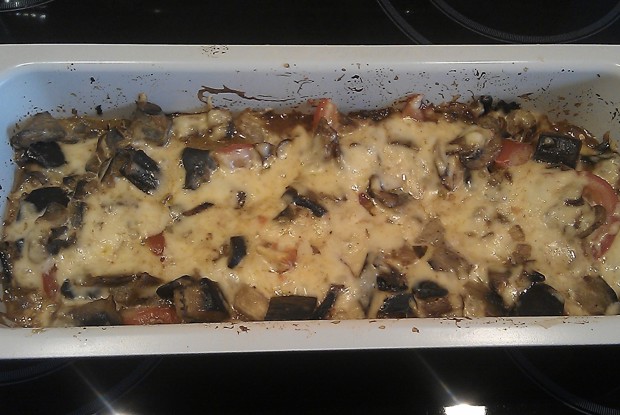 Баклажаны с грибами