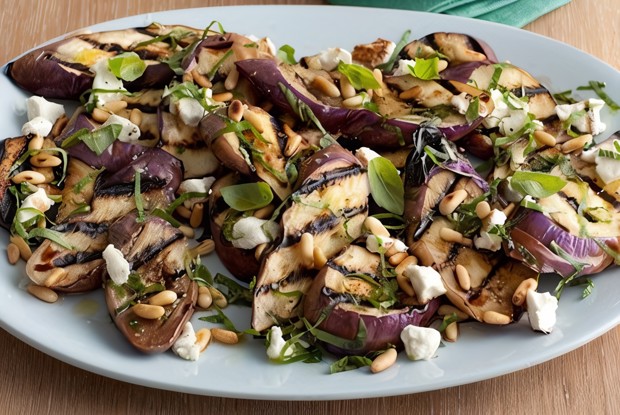 Баклажаны с кунжутной пастой