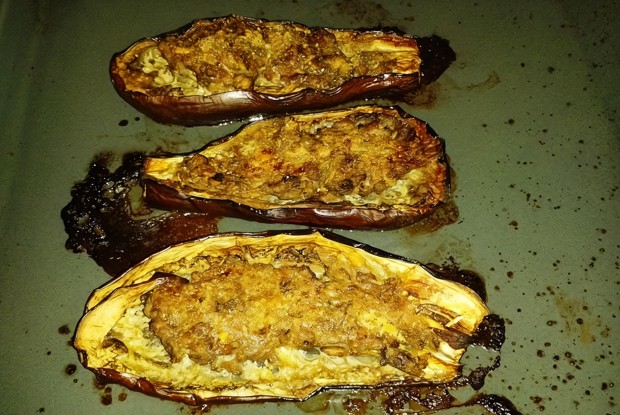 Баклажаны с мясом