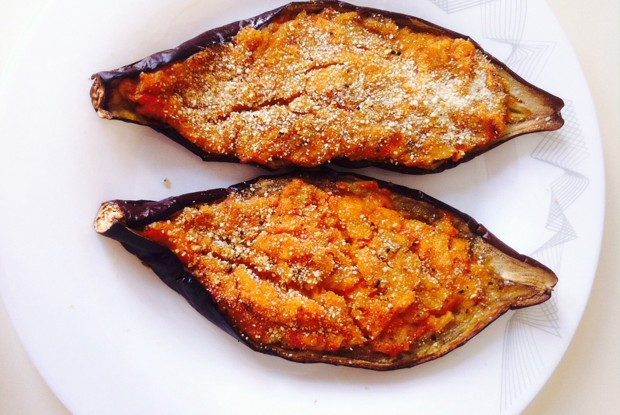 Баклажаны с рисом и йогуртом