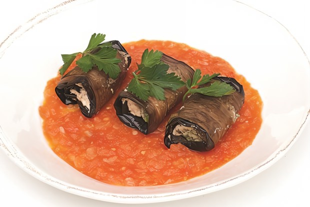 Баклажаны, жареные с орехами