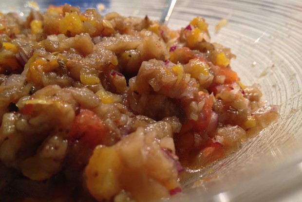 Баклажанная икра с базиликом