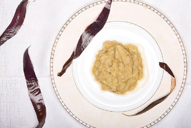 Баклажанная икра с кинзой