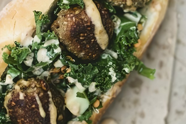 Баклажановые фрикадельки