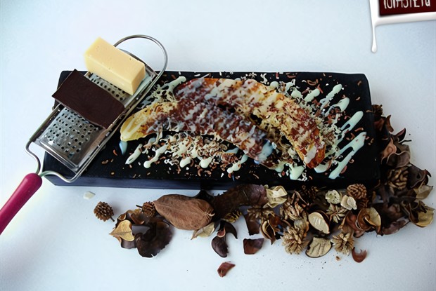 Бананы с сыром