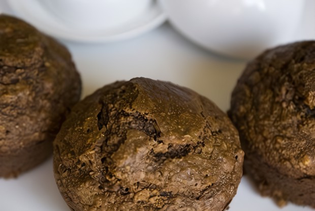 Банановые маффины с отрубями