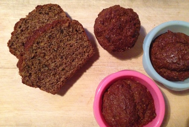 Банановый хлеб из цельнозерновой муки