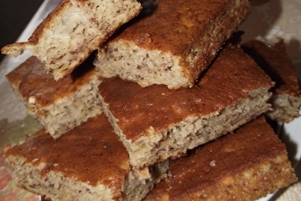 Банановый пирог со сливочным маслом