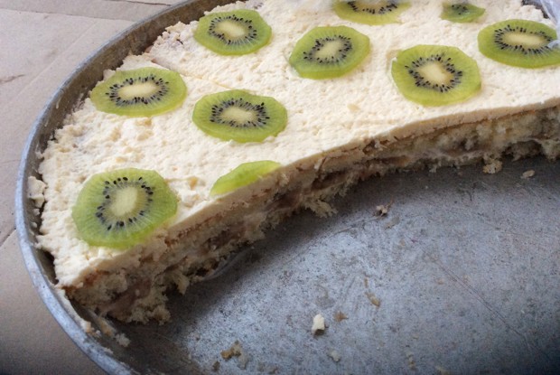 Банановый торт со сгущенкой «Воздушный»