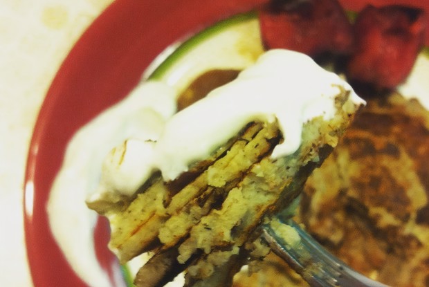 Бананово-гречневые оладьи