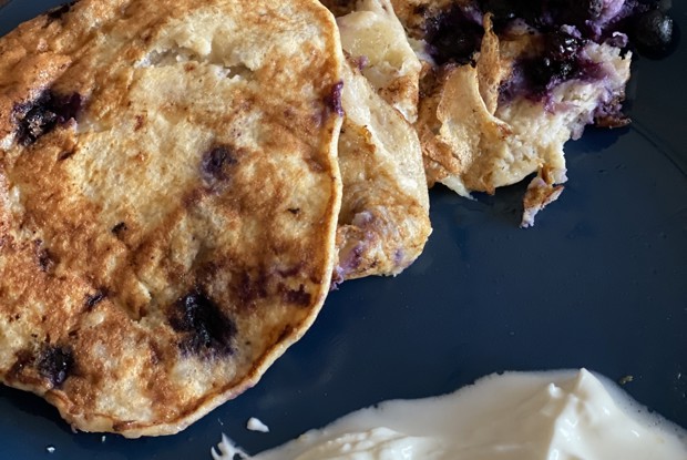 Бананово-кокосовые оладьи