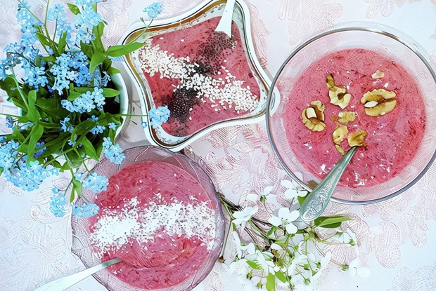 Бананово-вишневое мороженое