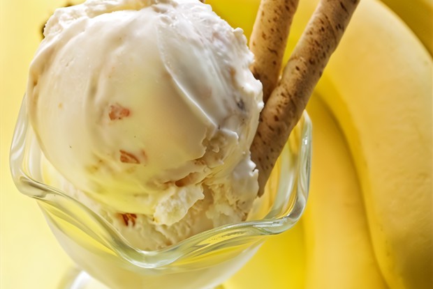 Банановое мороженое с ликером