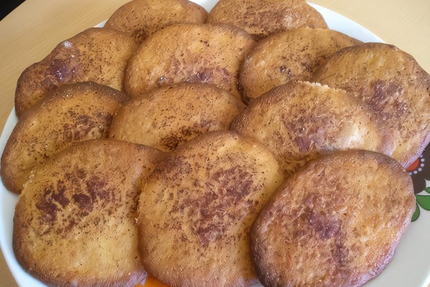 Банановое печенье с орехами и корицей