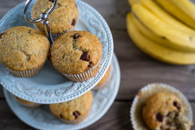 Банановые кексы с изюмом