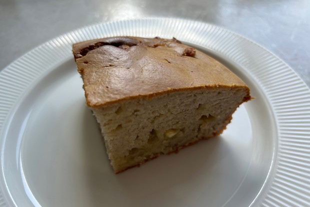 Банановый пирог с белым шоколадом