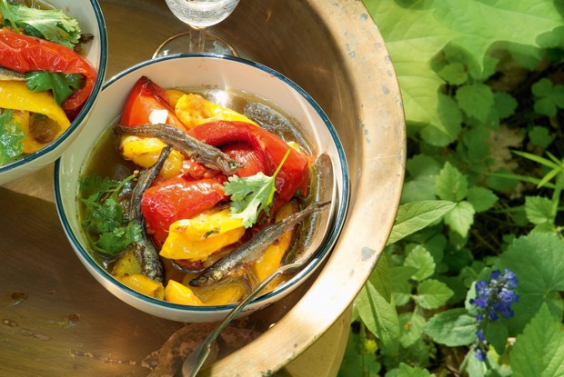 Банья-кауда с овощами