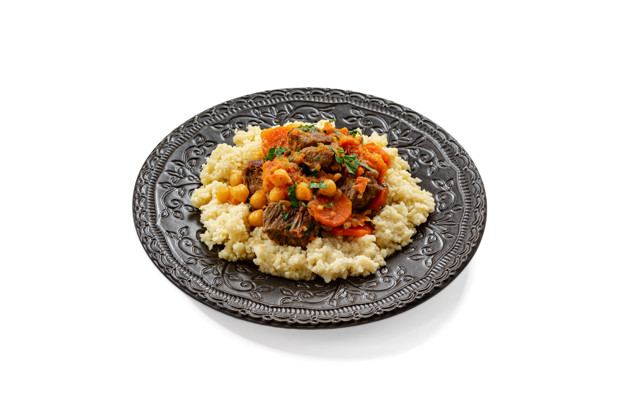 Баранина с нутом и кускусом