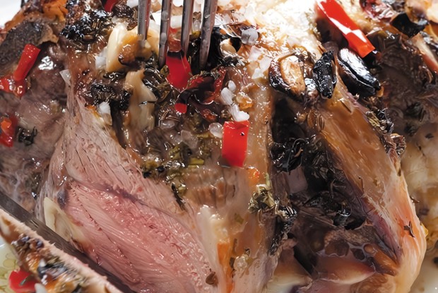 Баранина с тмином и мятой