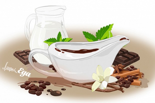 Базовый шоколадный соус