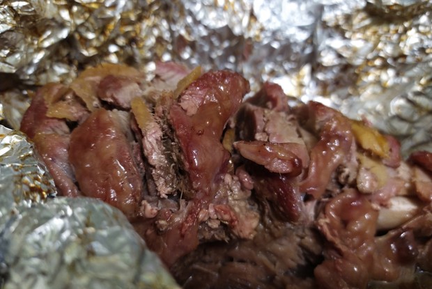 Бедро индейки с имбирем и лимоном