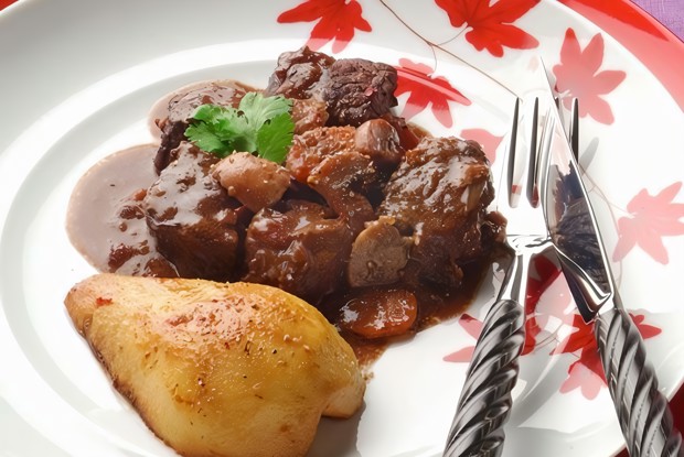 Беф бургиньон с шоколадом