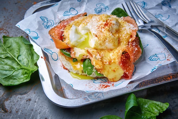 Бенедикт с Лососем