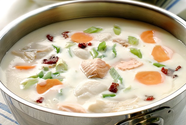 Бергенский рыбный крем-суп