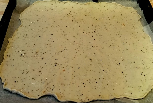 Бездрожжевое тесто для пиццы