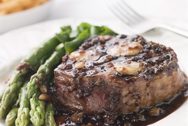 Бифштекс с бальзамическим уксусом