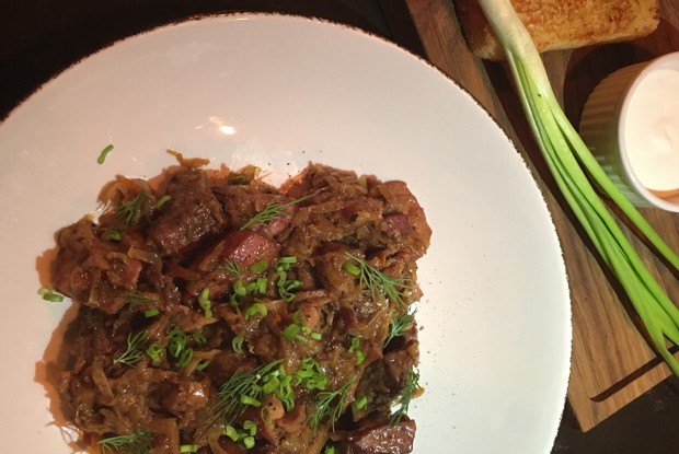 Бигос с копченостями