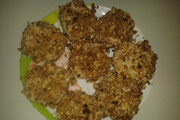 Бисквитные пирожные «Ежики» со сгущенным молоком