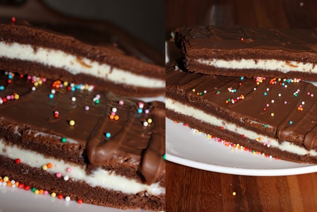 Бисквитные пирожные с сырным кремом «Киндер делис»