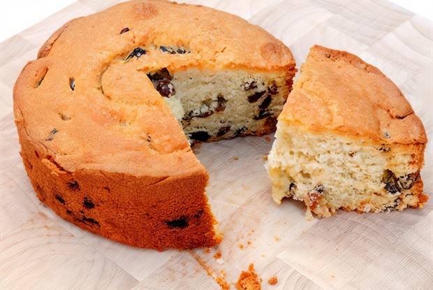 Бисквитный кекс на пару