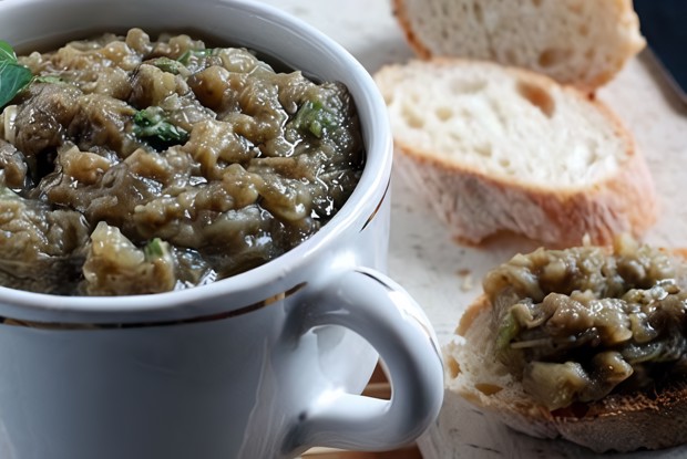 Быстрая баклажанная икра