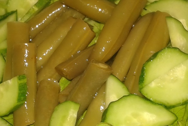 «Быстрая» маринованная стручковая фасоль