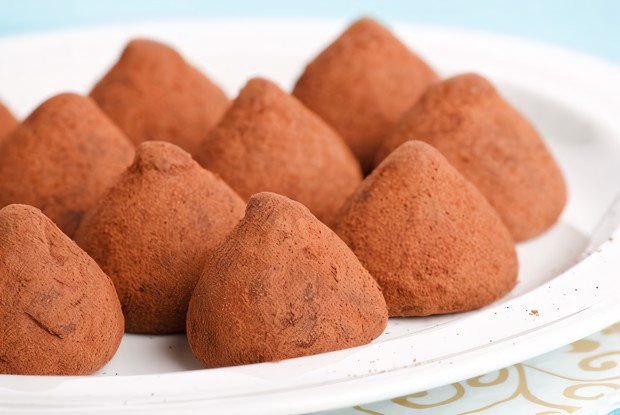 Быстрые шоколадно-сливочные трюфели