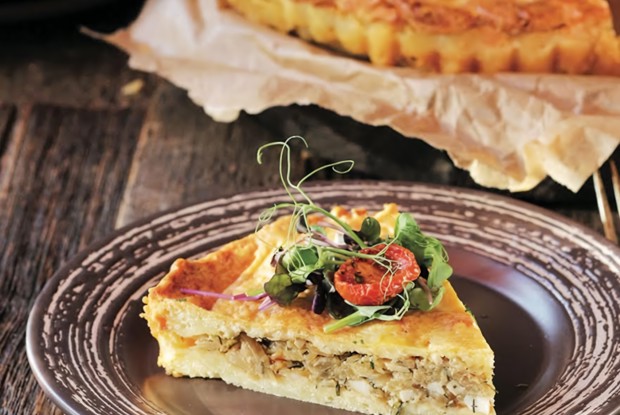 Быстрый пирог с капустой