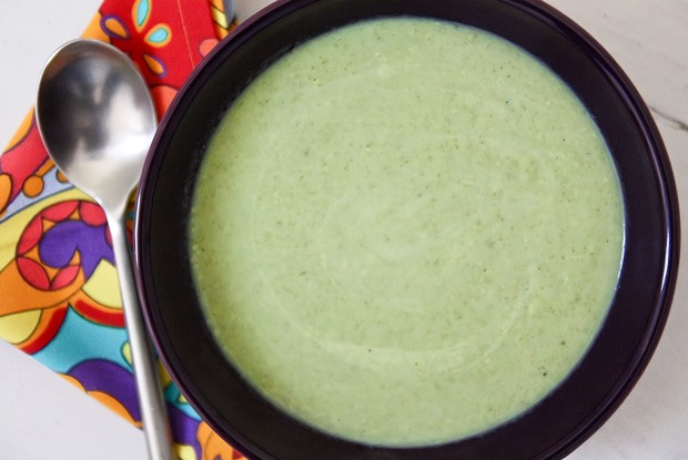 Быстрый суп из брокколи