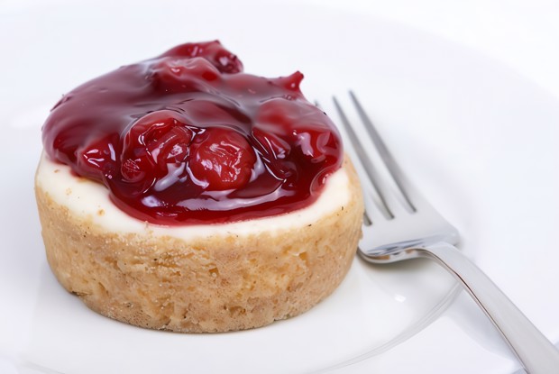 Быстрый вишневый чизкейк