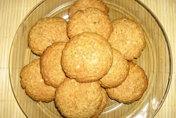 Быстрое овсяное печенье