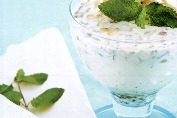 Бланманже со взбитыми сливками