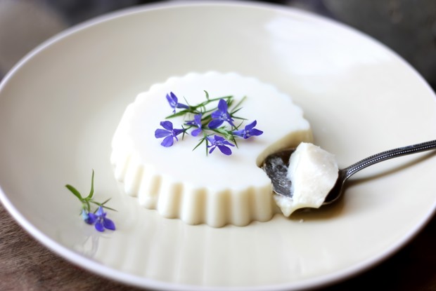 Бланманже творожно-банановое